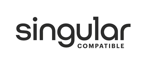 Singular White Badge